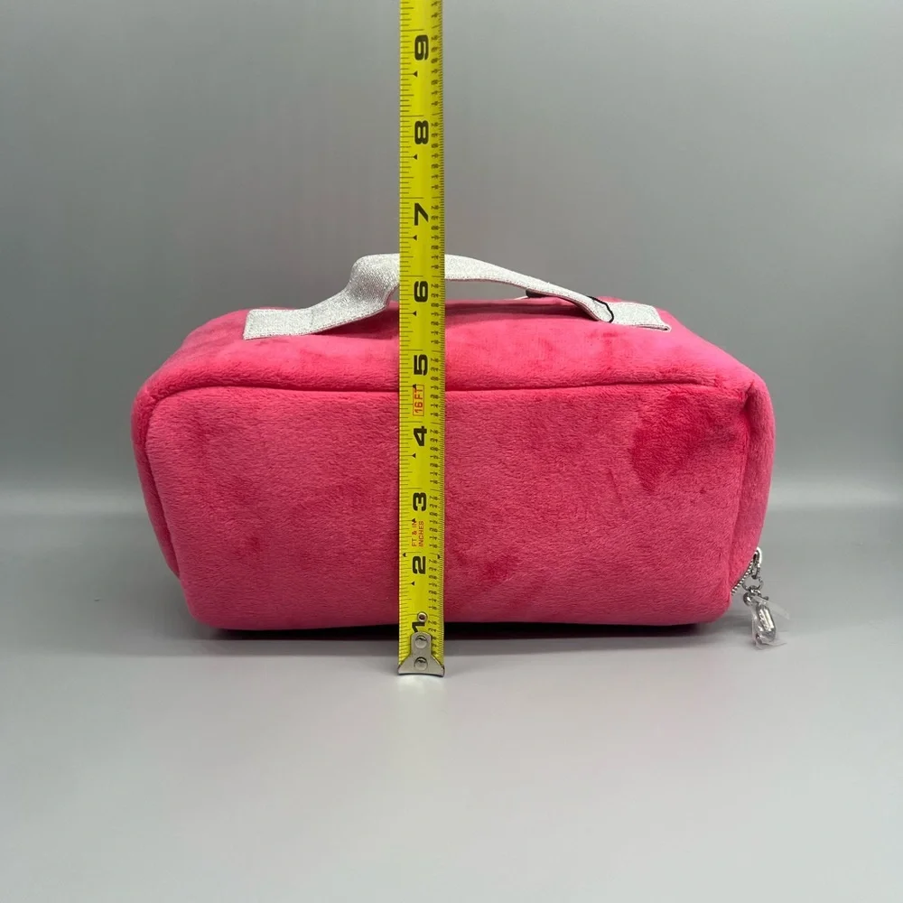 Juicy couture pink velour cosmetics bag